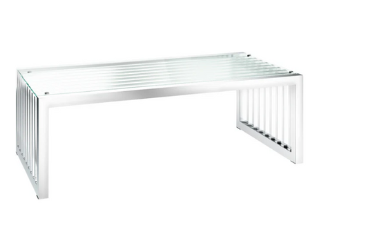 Horizon Clear Glass Coffee Table