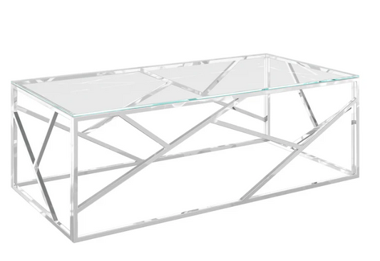 Kieta Clear Glass Coffee Table