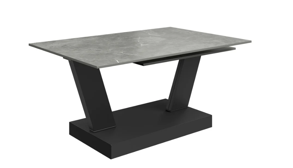 Sparta Matte Grey Ceramic Coffee Table