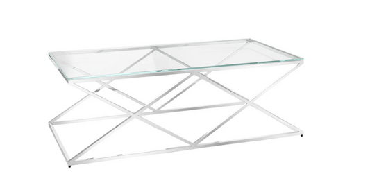 Victor Clear Glass Coffee Table