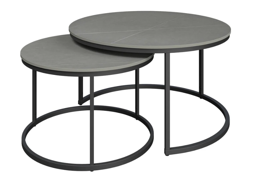 Zico 2pc Ceramic Coffee Table Set