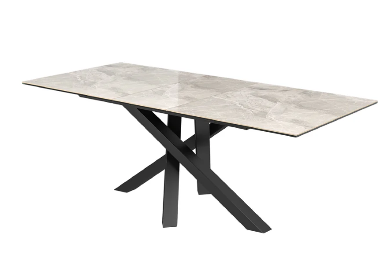 Brando 160-200cm Ceramic Auto-Rise Extending Dining Table | Centre Extension