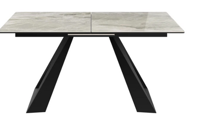Lavante 160-200cm Grey Gloss Ceramic Auto-rise Extending Dining Table