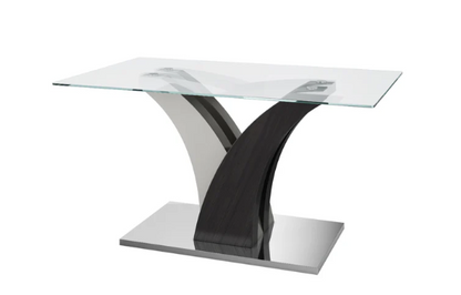 Salvador 160cm Clear Glass Dining Table