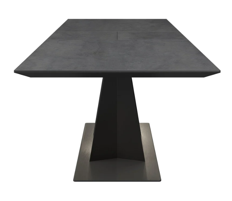 New Westin 180-220cm Grey Ceramic Butterfly Extending Dining Table