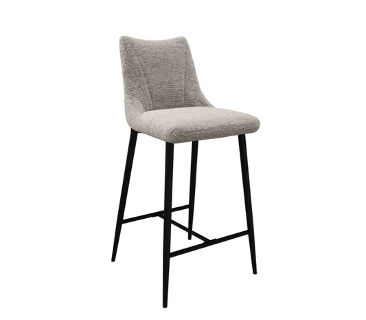 Zara Bar Stool – Fabric & Faux Leather Options