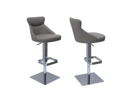Sergio Faux Leather Bar Stool