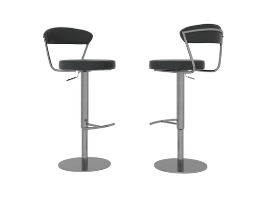 Gino Faux Leather Bar Stool