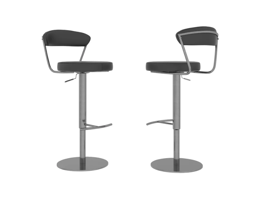 Gino Faux Leather Bar Stool