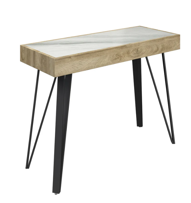 Viking White Ceramic Console Table