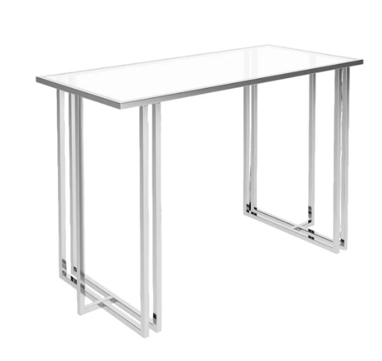 Nuno Clear Glass Console Table