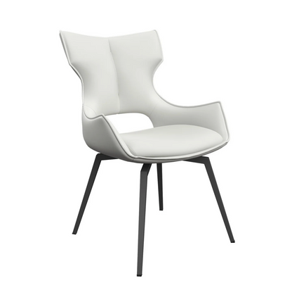 Rafaello Dining Chair | Leather finish | Swivel