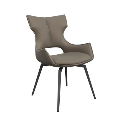 Rafaello Dining Chair | Leather finish | Swivel