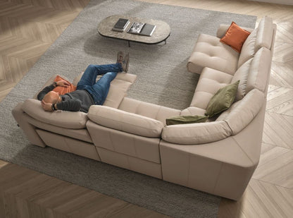 Sines Italian Leather sofa | Electric Recliner | Electric Slider