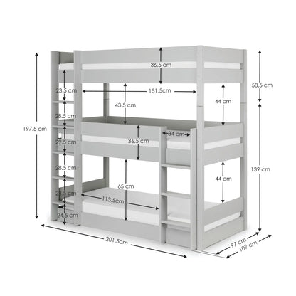 Trio Bunk Bed