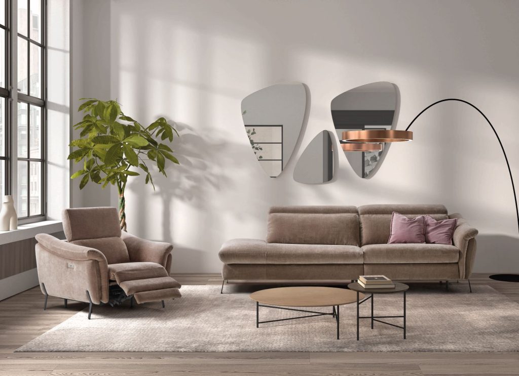 Tessa Italian Leather sofa | Electric Recliner | Electric Slider