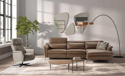 Tessa Italian Leather sofa | Electric Recliner | Electric Slider