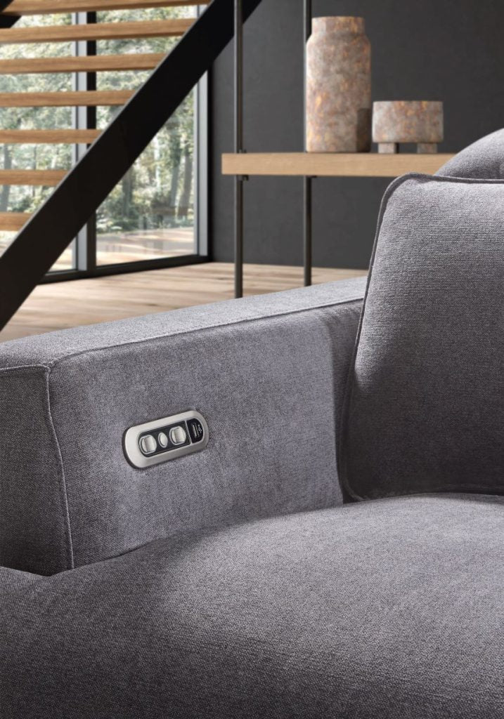 Trevi Italian Leather sofa | Electric Recliner | Electric Slider