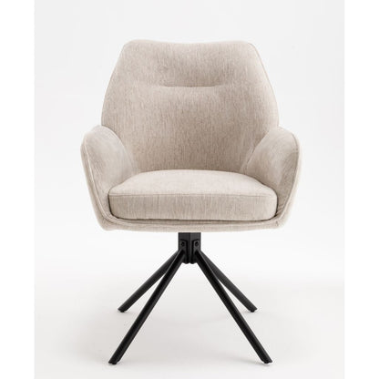 Pair of Treviso Beige Dining Chairs - image 3