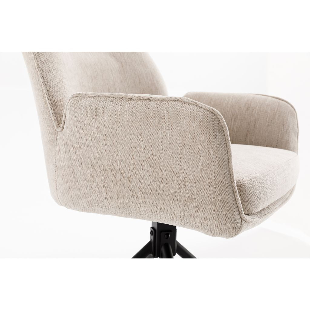 Pair of Treviso Beige Dining Chairs - image 5