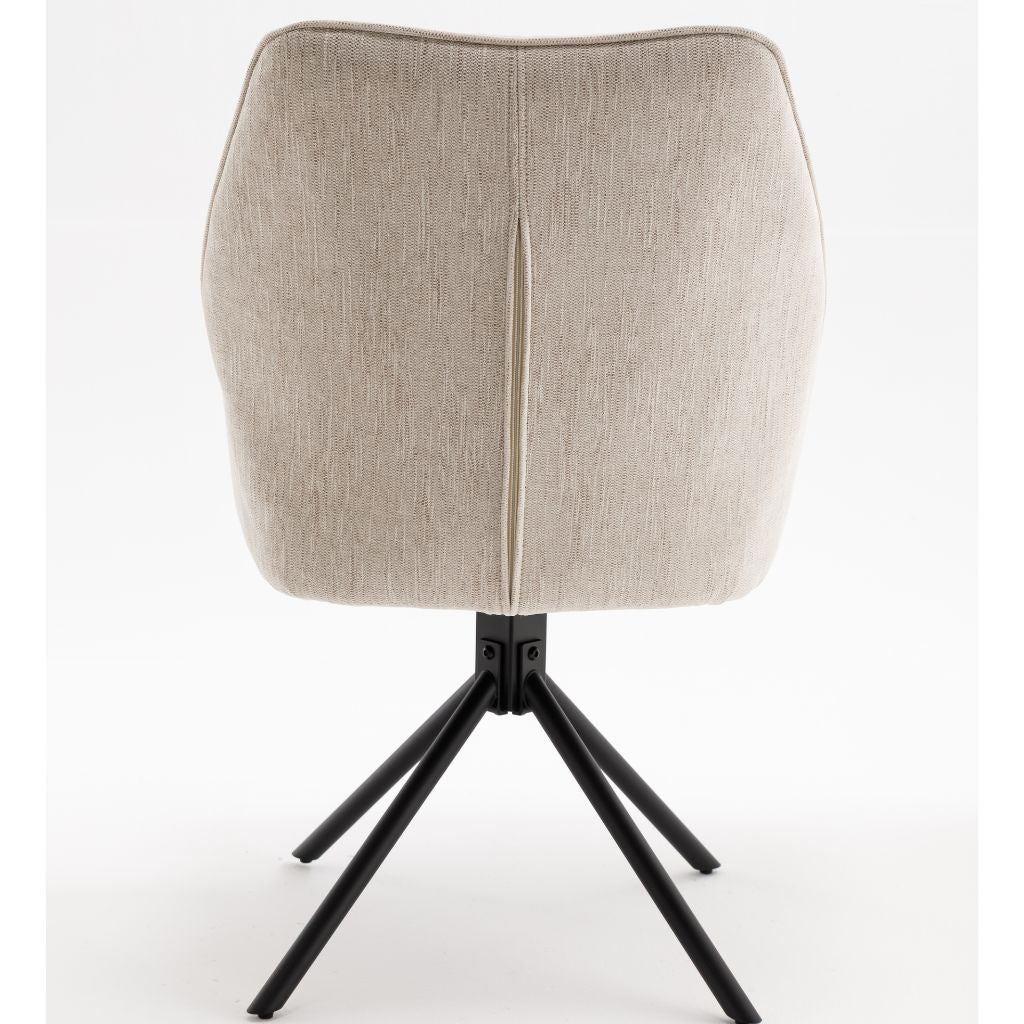 Pair of Treviso Beige Dining Chairs - image 8