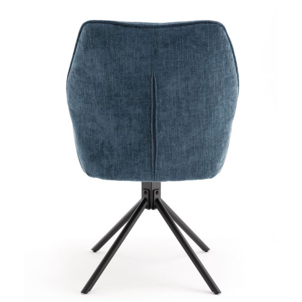 Pair of Treviso Blue Dining Chairs - image 8