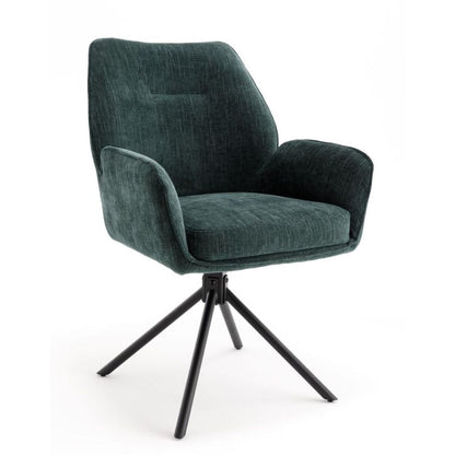 Pair of Treviso Green Dining Chairs - image 2