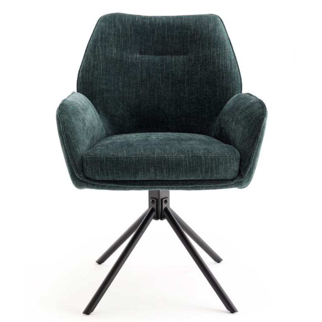 Pair of Treviso Green Dining Chairs - image 3