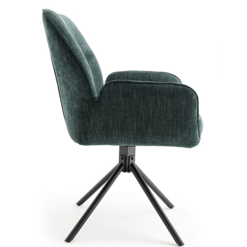 Pair of Treviso Green Dining Chairs - image 7