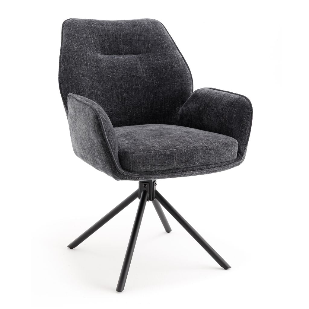 Pair of Treviso Grey Dining Chairs - image 2