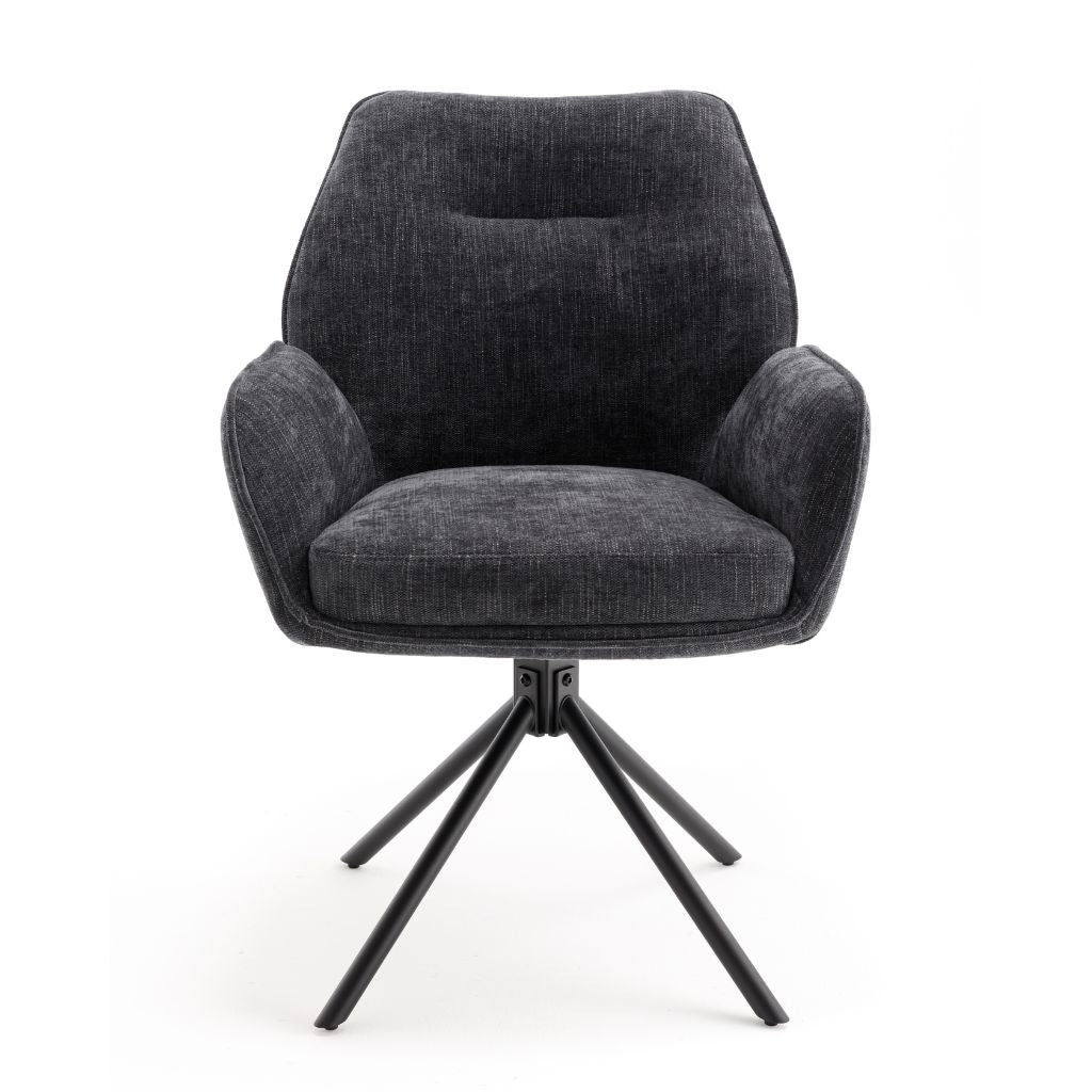 Pair of Treviso Grey Dining Chairs - image 3