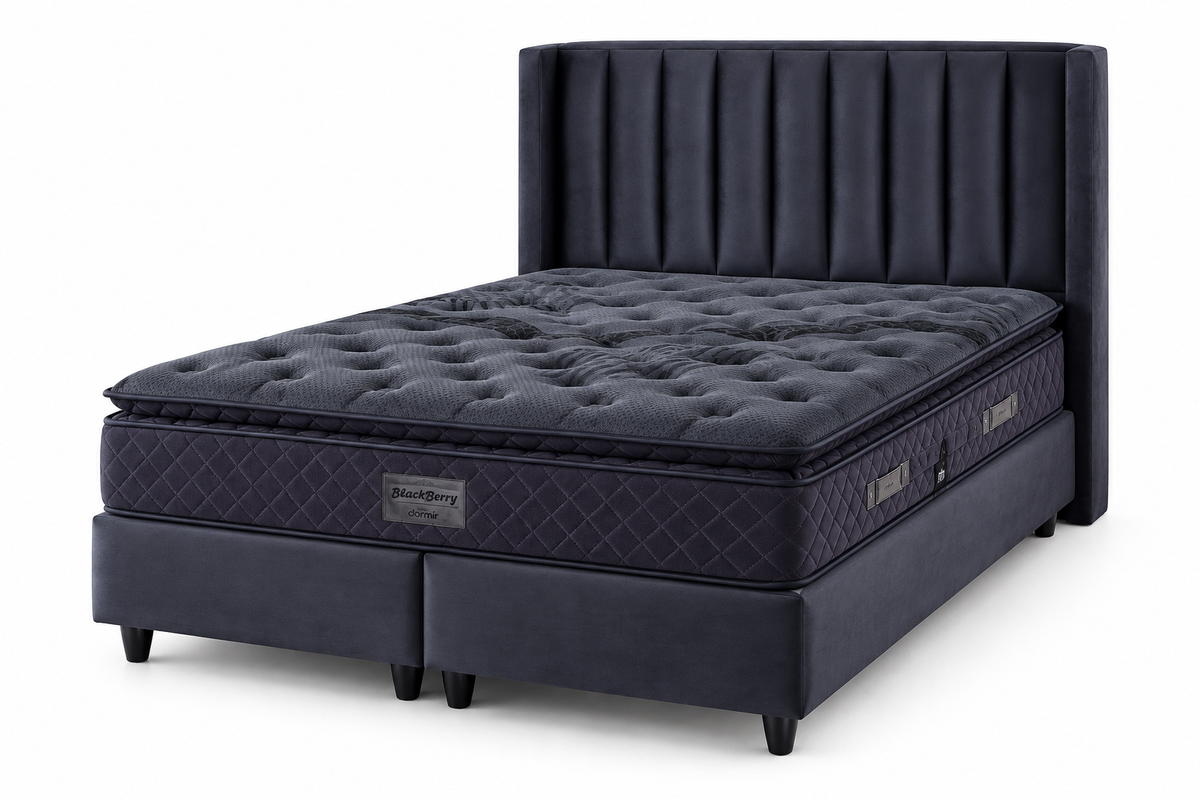The Blackberry Luxury Bed | Ottoman Storage