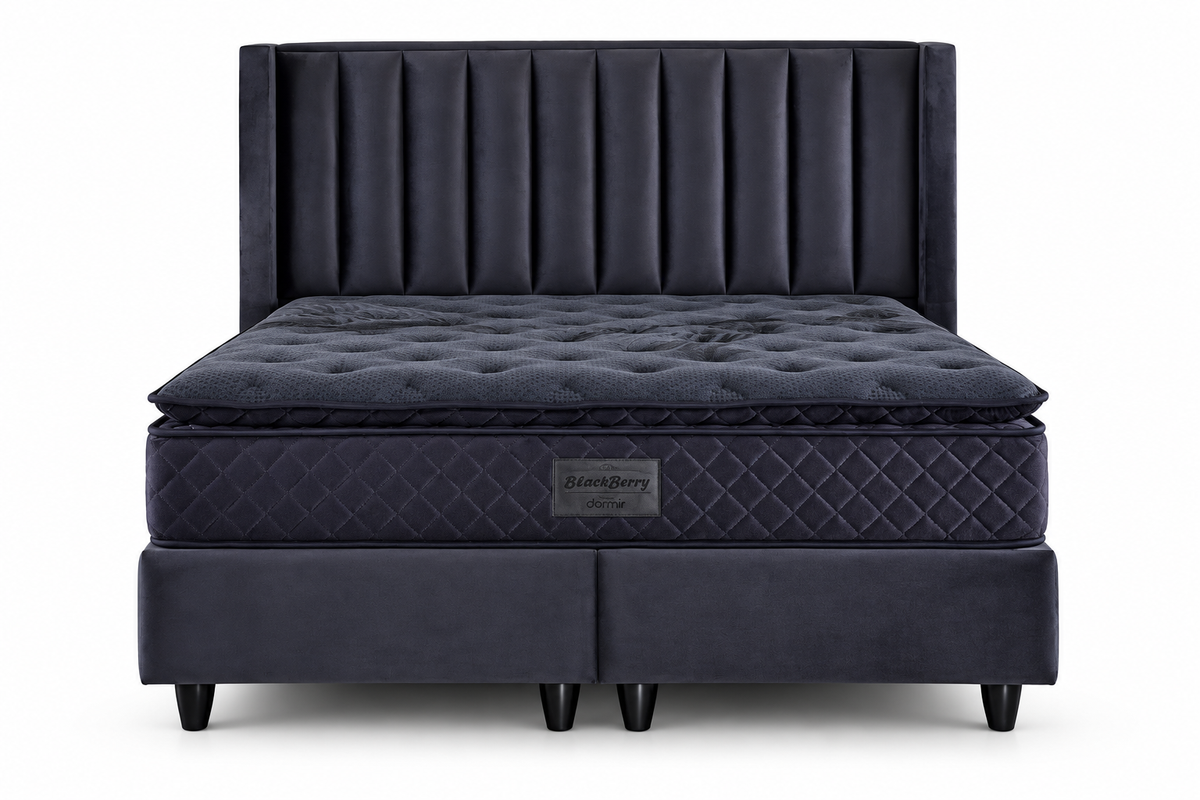 The Blackberry Luxury Bed | Ottoman Storage