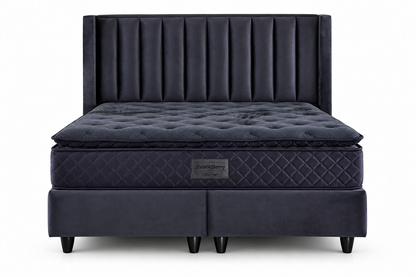 The Blackberry Luxury Bed | Ottoman Storage