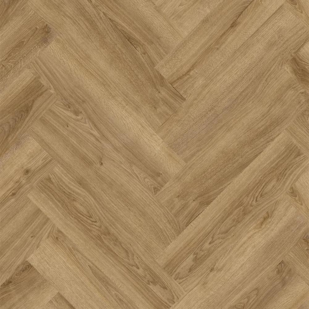 Elenza 6mm Herringbone LVT Flooring - Texas Oak