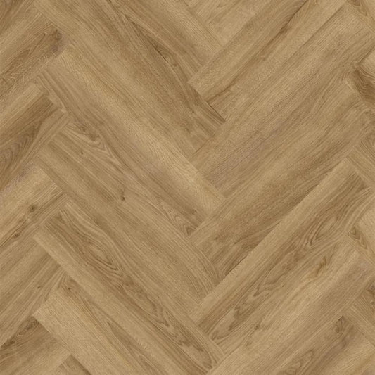 Elenza 6mm Herringbone LVT Flooring - Texas Oak