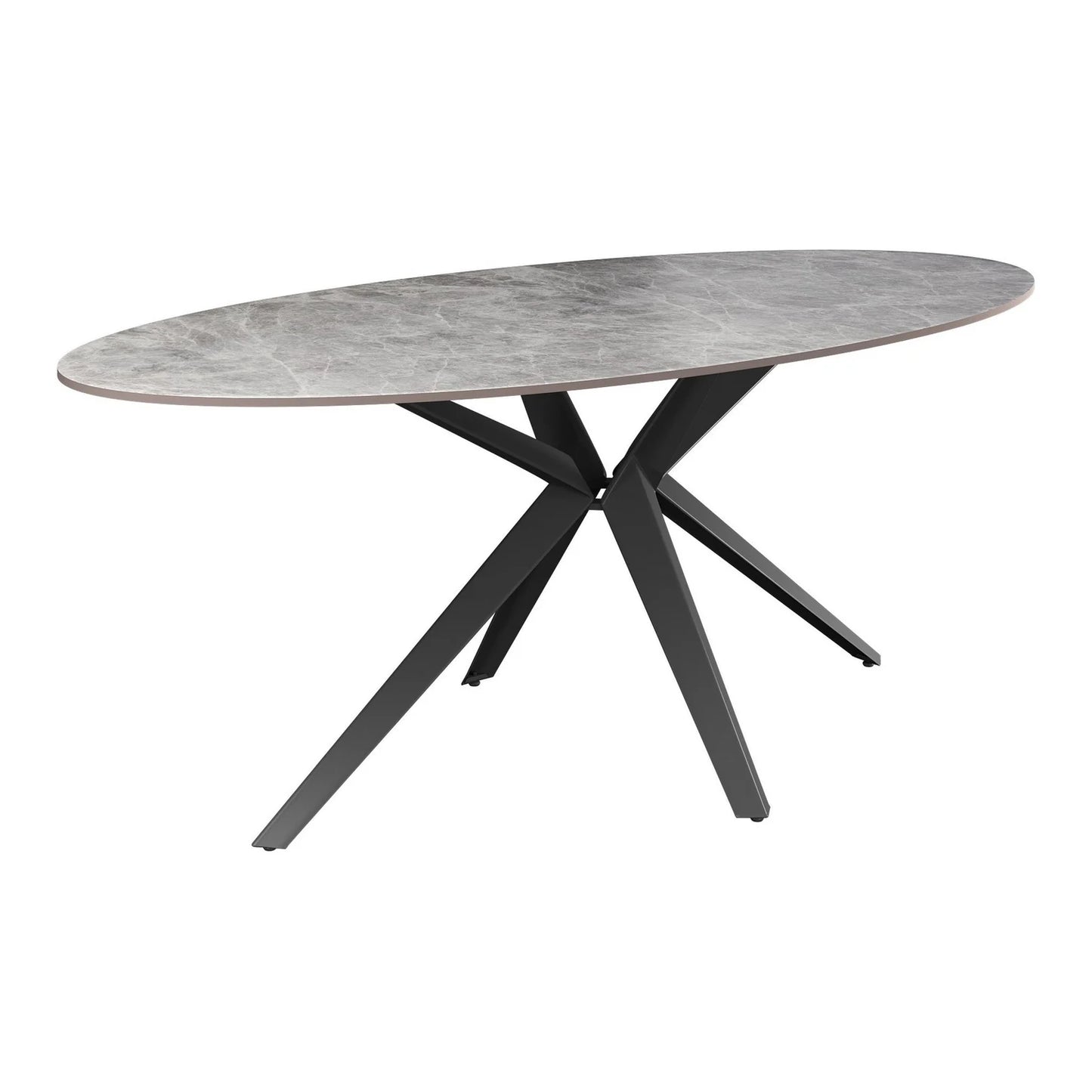 Vitalli 180Cm Oval Ceramic Dining Table)