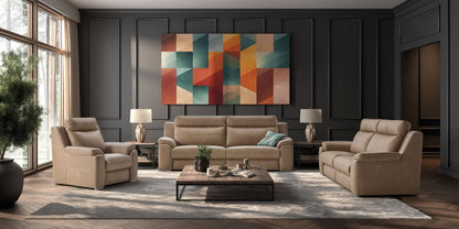 Viana Italian Leather sofa | Electric Recliner | Electric Slider