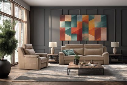 Viana Italian Leather sofa | Electric Recliner | Electric Slider