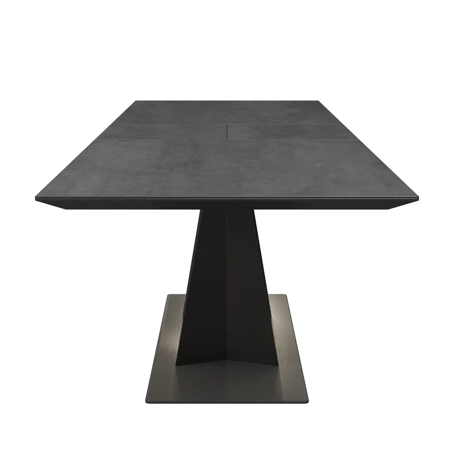 New Westin 180-220cm Grey Ceramic Butterfly Extending Dining Table