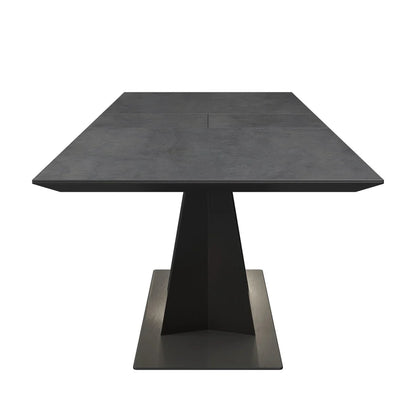 New Westin 180-220cm Grey Ceramic Butterfly Extending Dining Table