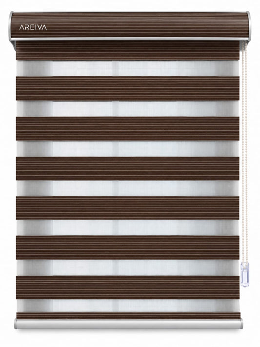 Chocolate Brown Window Blinds | Day & Night | 2 Yrs Warranty