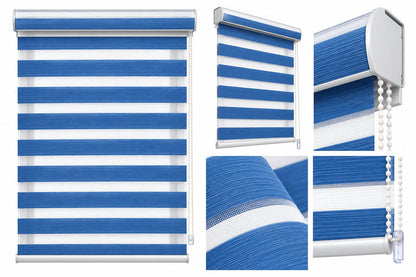 Blue Punch Window Blinds | Day & Night | 2 Yrs Warranty