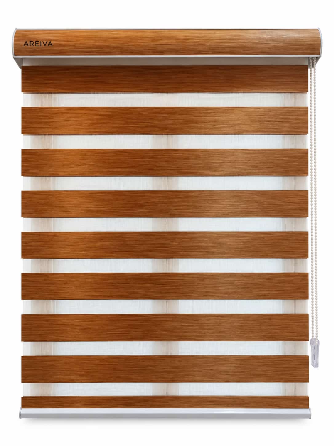 Shiny Walnut Window Blinds | Day & Night | 2 Yrs Warranty