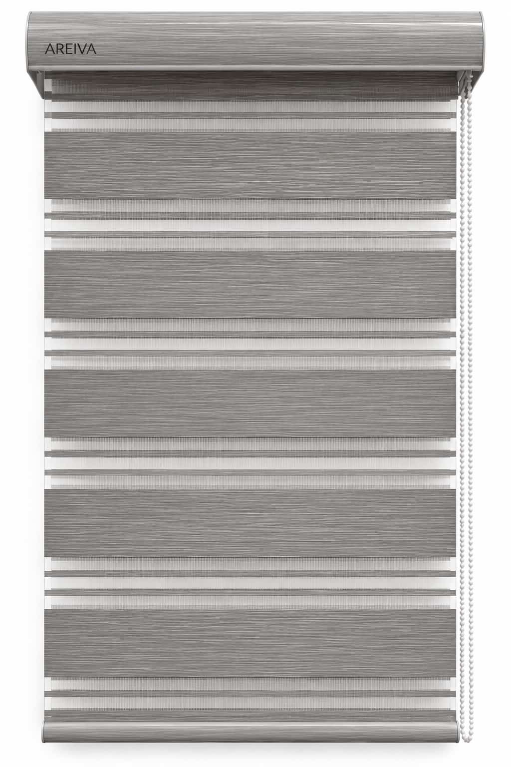 Zebra Grey Modern Window Blinds | Day & Night | 2 Yrs Warranty