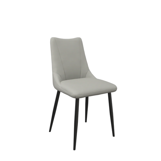 Zara Leather Dining Chair Taupe