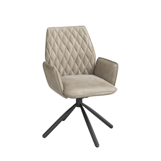 Zanetti Fabric Dining Chair Mink