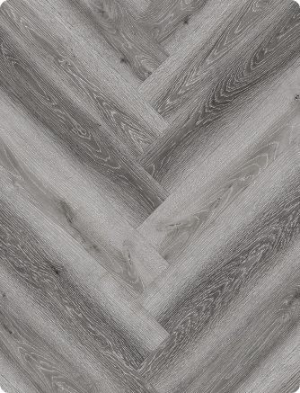 Hydrostone 6.5mm Herringbone SPC Flooring - Grey