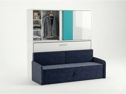 The Academy Sofa Wall Bed| With Mattress | Modular Design | Multimo