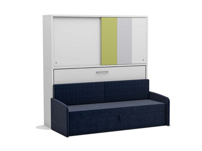 The Academy Sofa Wall Bed| With Mattress | Modular Design | Multimo